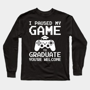 Game Lover Graduate Proud of Class of 2023 Senior Graduation Long Sleeve T-Shirt